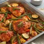 gochujang chicken sheet pan Serving