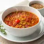 harissa lentil soup Serving