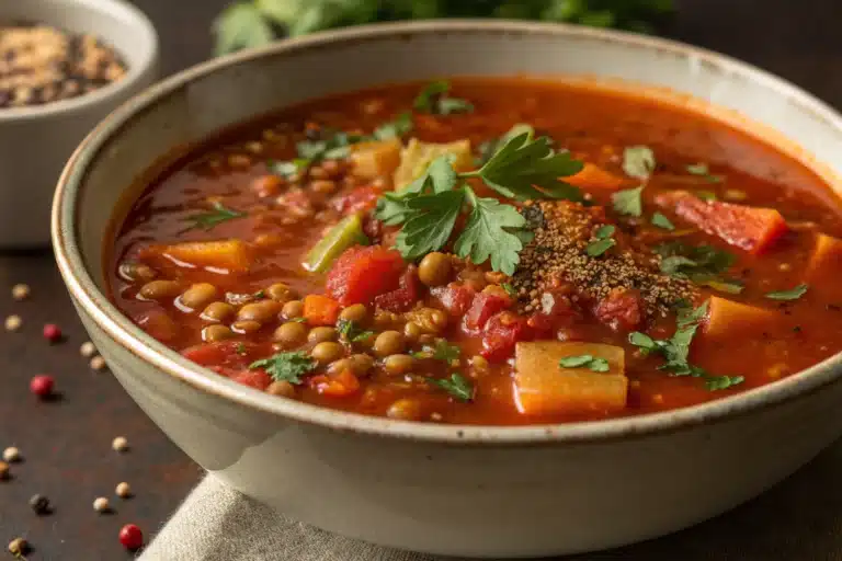 harissa lentil soup featured image