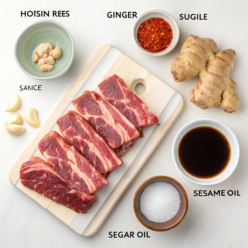 hoisin beef ribs ingredients