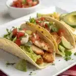 honey mustard chicken tacos Serving