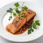 honey sesame salmon Serving