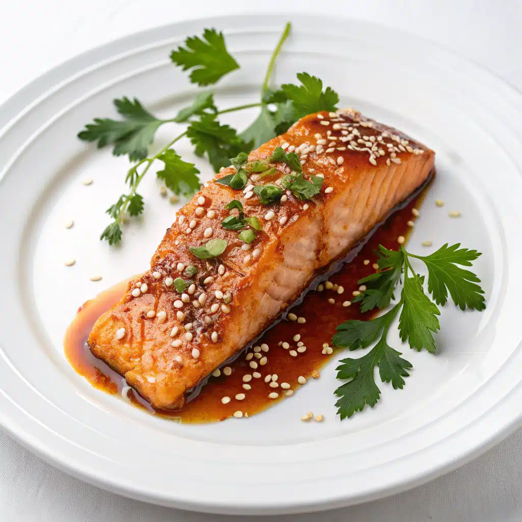 honey sesame salmon Serving