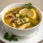 lemon chicken mushroom soup Serving
