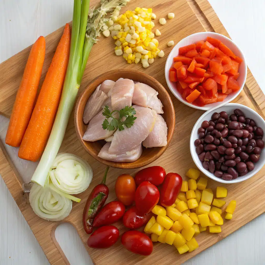 mexican chicken vegetable soup ingredients
