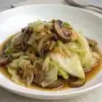 miso mushroom cabbage Serving