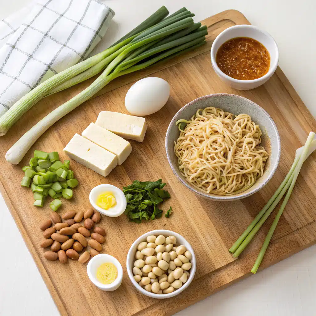 miso peanut ramen ingredients