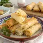 phyllo cheese rolls Serving