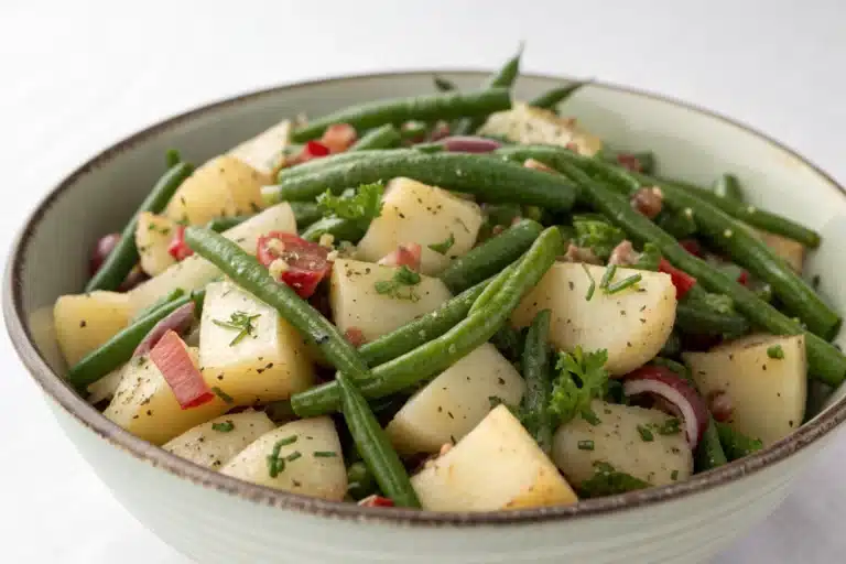 potato green bean salad featured image