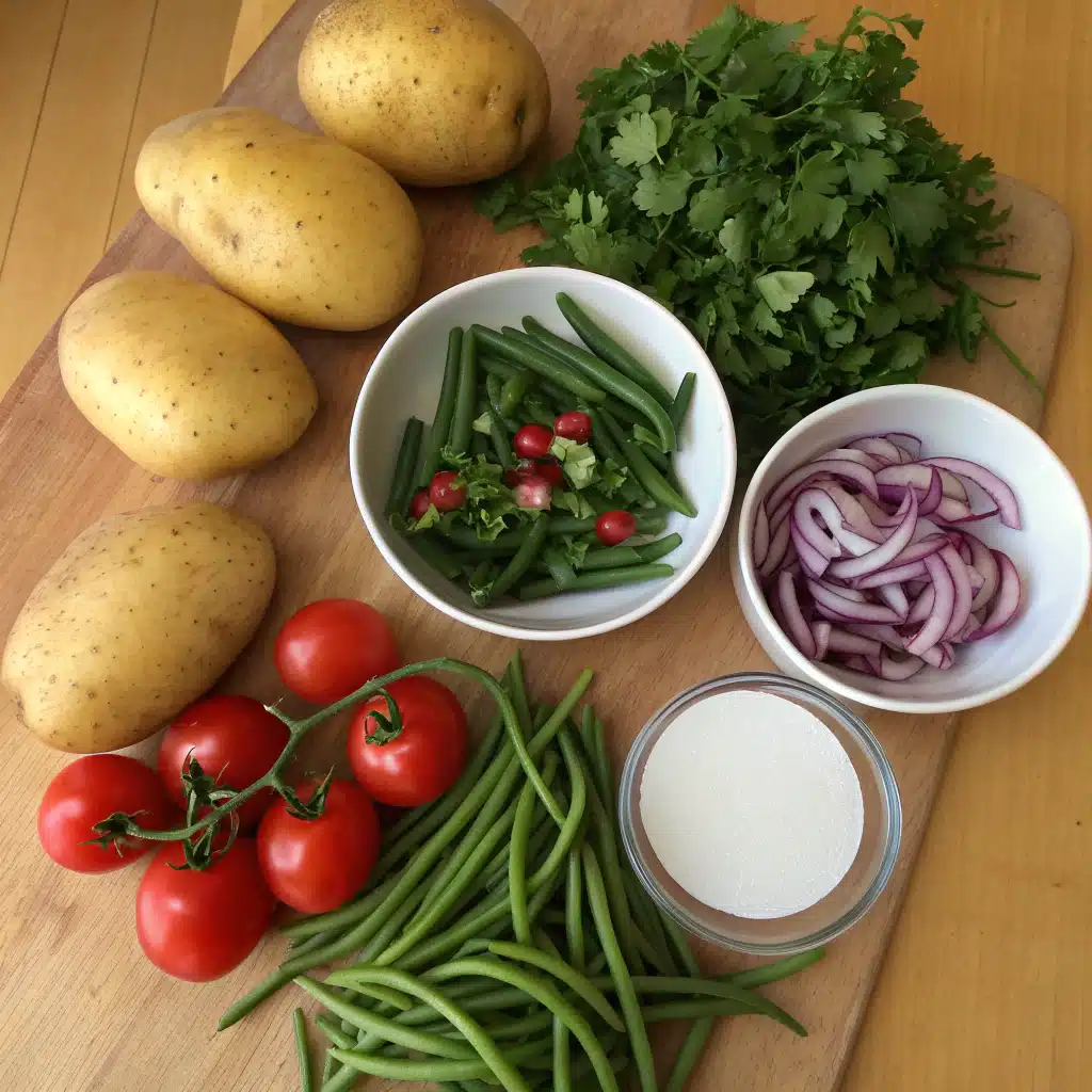 Potato Green Bean Salad Ingredients