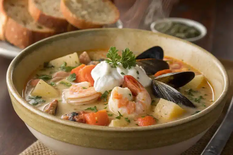 seafood chowder featured image