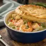 seafood pot pie Serving