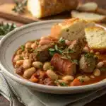 slow cooker beef cassoulet Serving