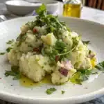 smashed potato salad Serving