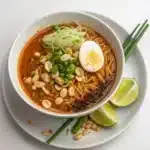 spicy peanut ramen Serving