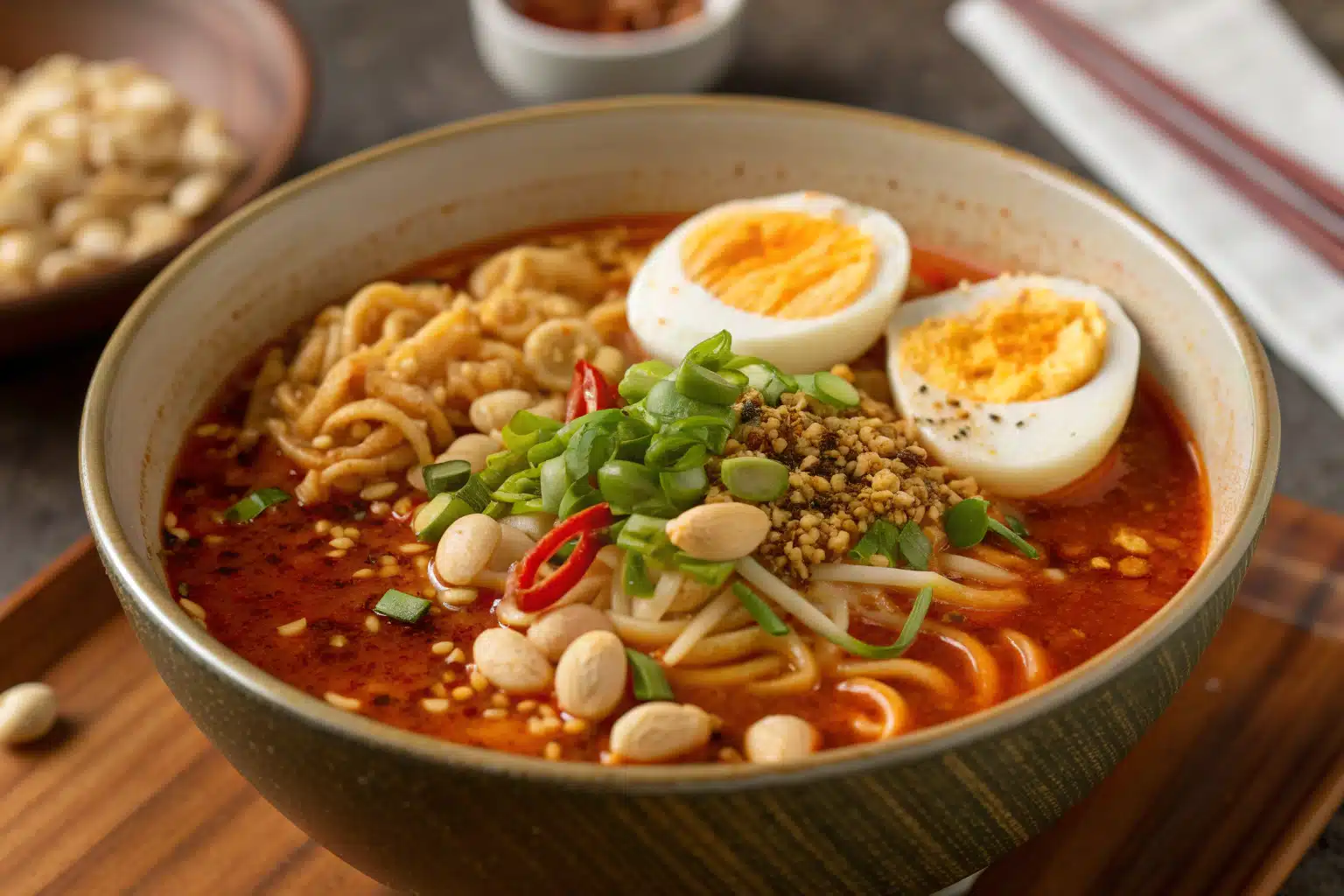 spicy peanut ramen featured image