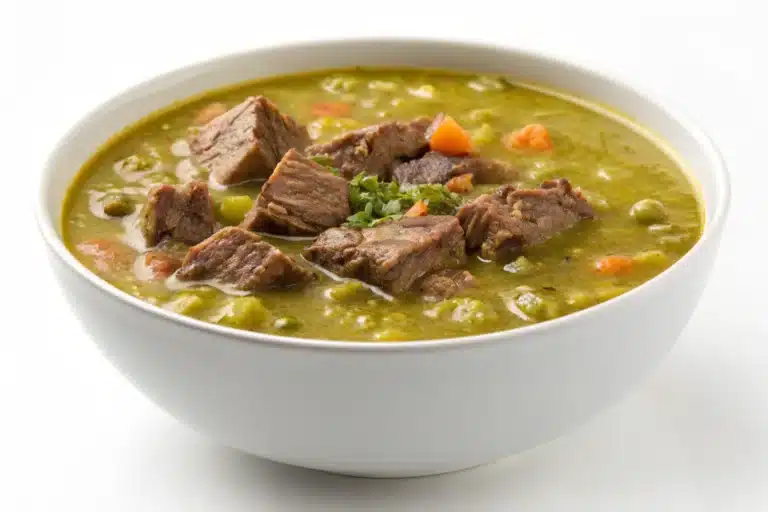 split pea soup with beef featured image