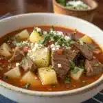 steak potato soup Serving