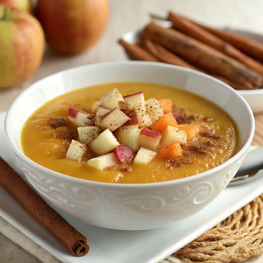 sweet potato apple soup Serving