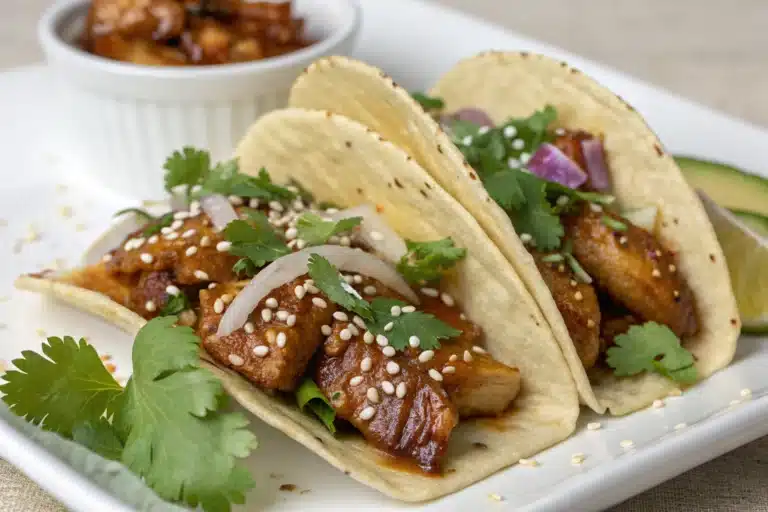 teriyaki chicken tacos featured image