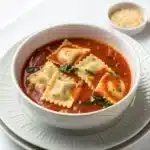 tomato ravioli soup Serving