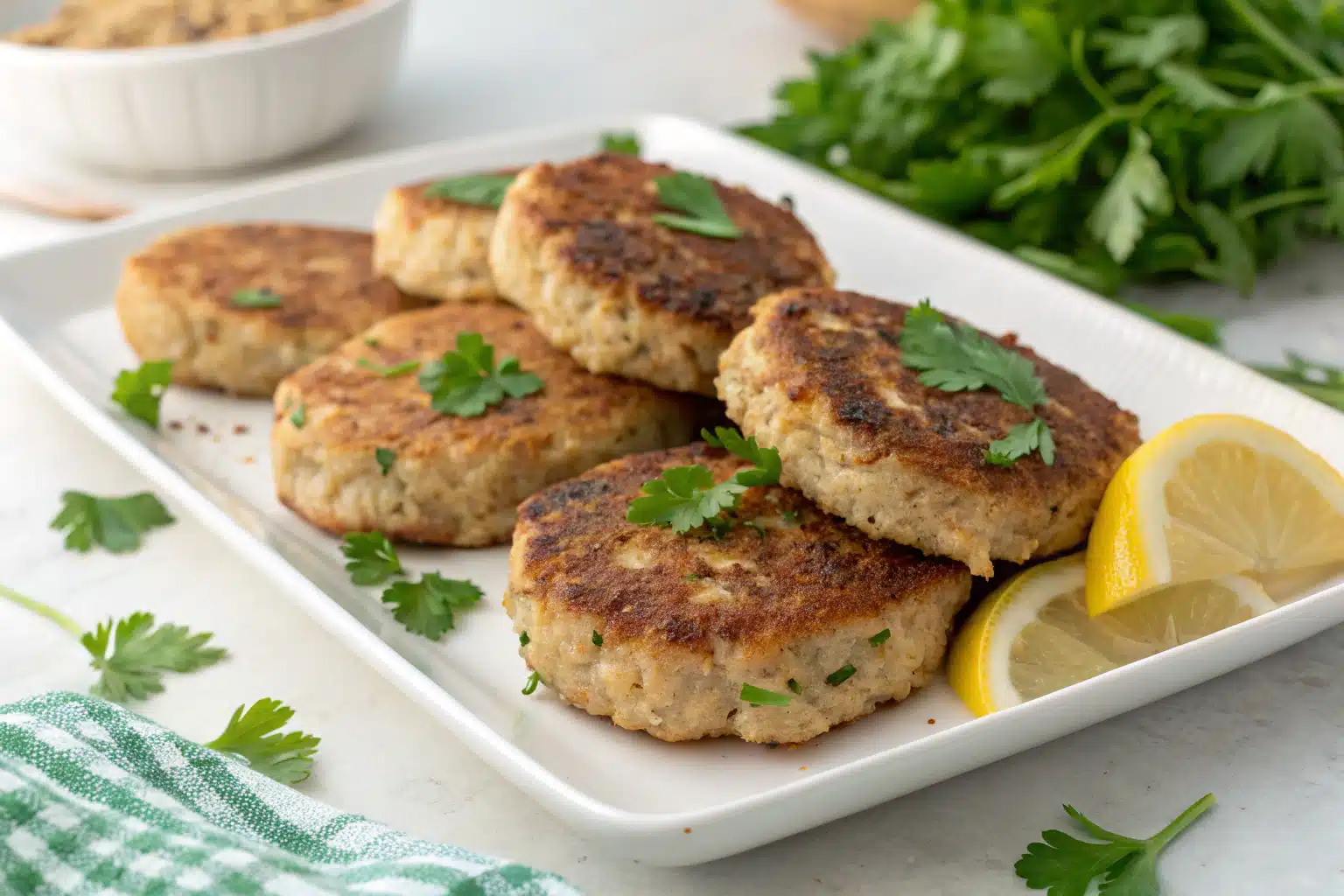tuna oat patties featured image