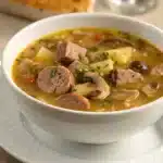 turkey sausage mushroom soup Serving