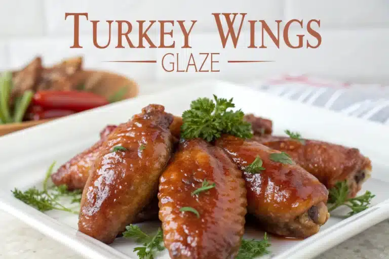 turkey wings glaze featured image