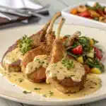 veal cutlets with dijon sauce Serving
