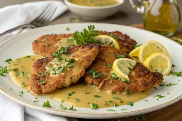 veal cutlets with dijon sauce featured image