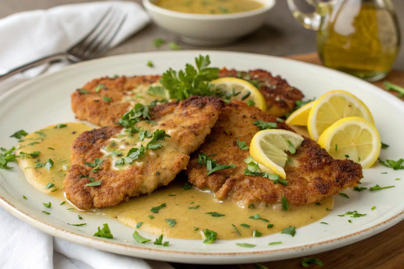 veal cutlets with dijon sauce featured image