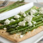 asparagus goat cheese flatbread