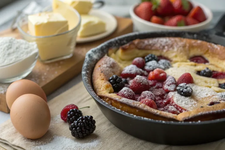 berry dutch baby pancake