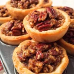 bite sized pecan dessert
