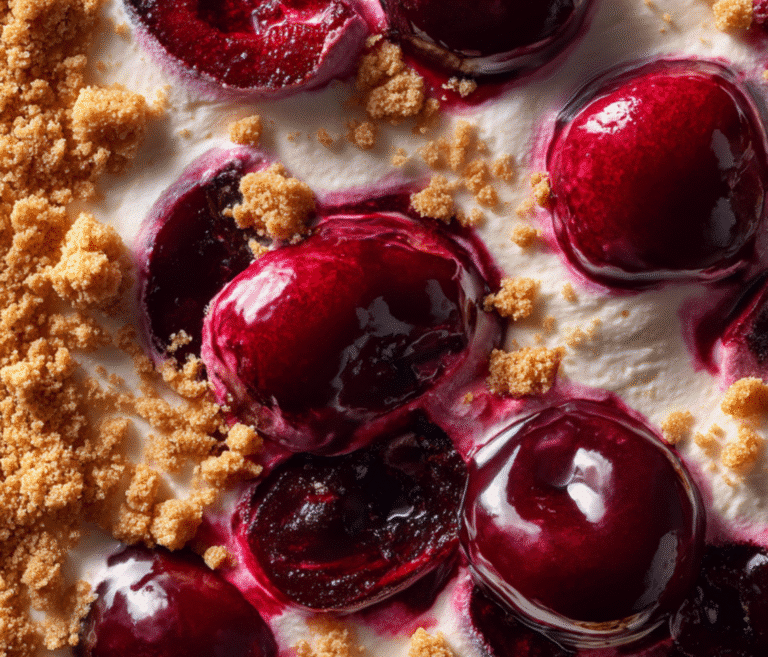 cherry cheesecake lush dessert