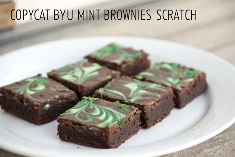 copycat byu mint brownies scratch