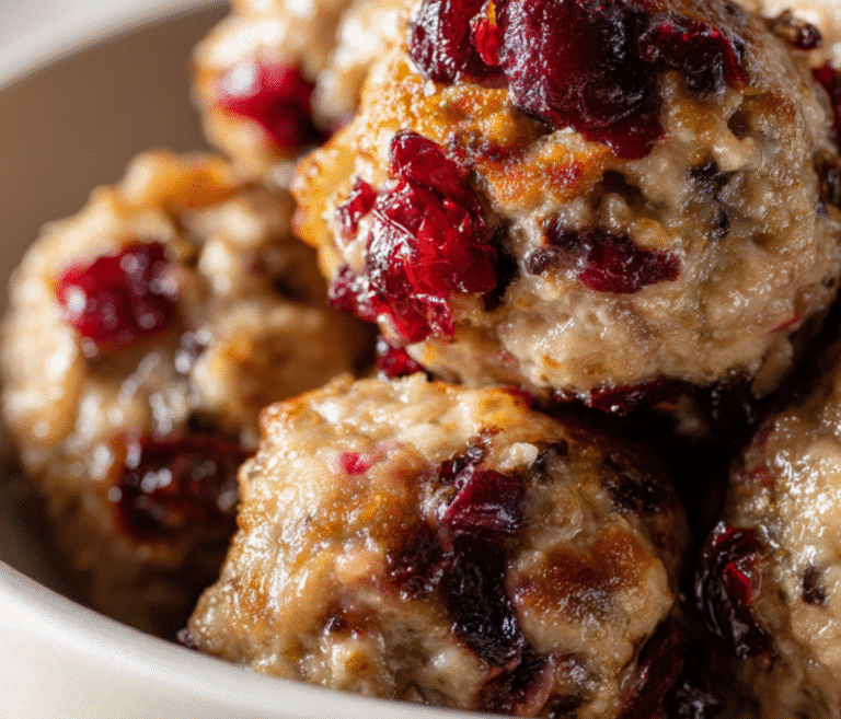 cranberry meatballs