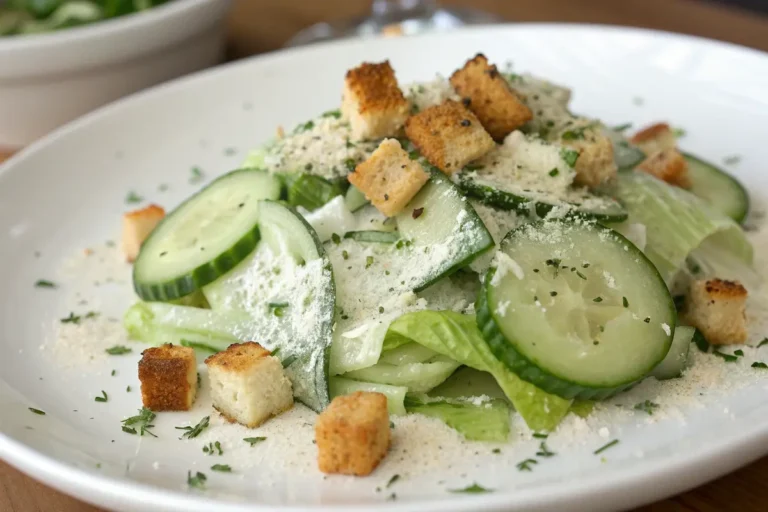 cucumber caesar salad
