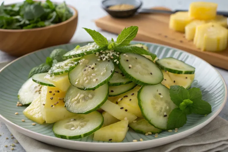 cucumber pineapple salad