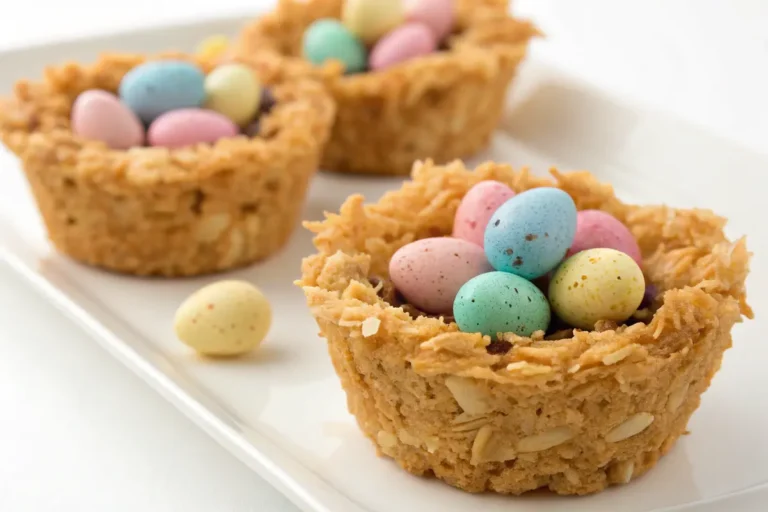 easter nest cookies