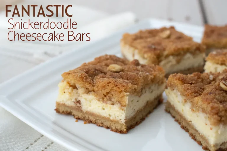fantastic snickerdoodle cheesecake bars