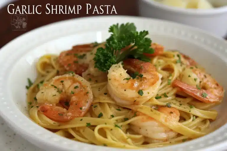 garlic shrimp pasta