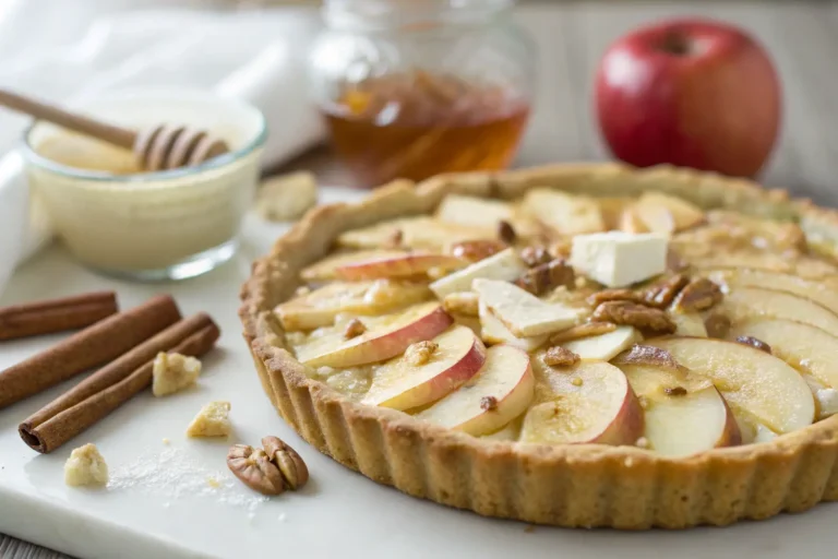 gluten free apple brie tart