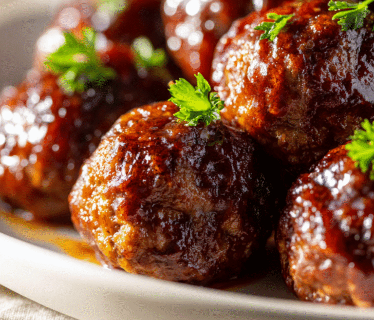 guinness glazed meatballs