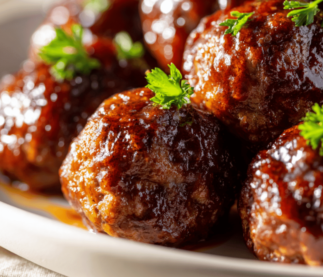 guinness glazed meatballs