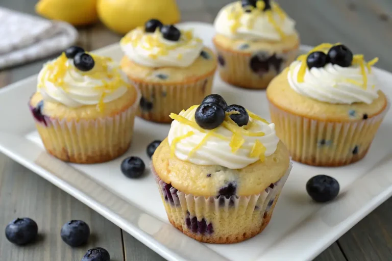lemon blueberry cupcakes