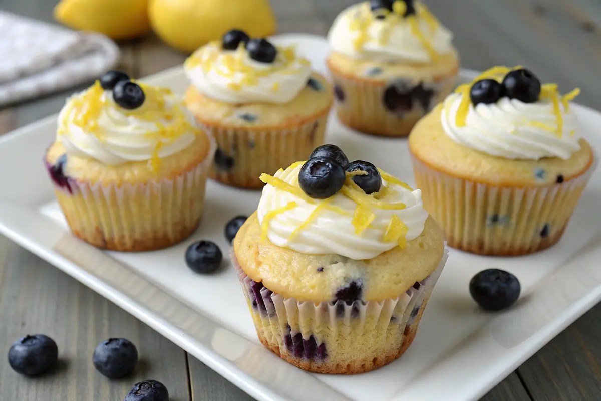 lemon blueberry cupcakes