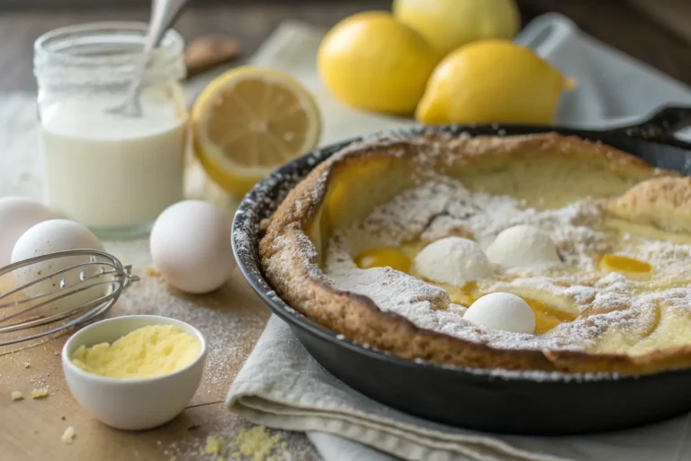 lemon dutch baby pancake