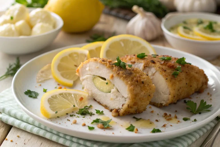 lemon garlic chicken kiev