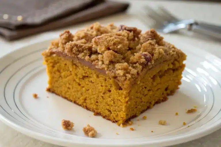 maple streusel pumpkin cake